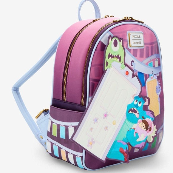 Loungefly Disney Pixar Monsters Inc Door Backpack - Picture 2 of 6